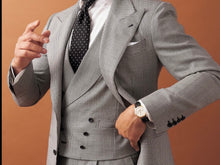 Load image into Gallery viewer, R P SUIT / CUSTOM BESPOKE / MADE TO MEASURE / MADE TO ORDER / ALL STYLES, DESIGNS & SIZES / FABRICS MADE IN ITALY & ENGLAND