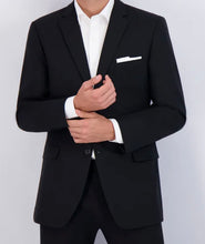 Load image into Gallery viewer, R P SPORTS JACKET BLAZER / CLASSIC FIT / NAVY & BLACK / MICROFIBER / 36 TO 54 / REG / LONG / SHORT