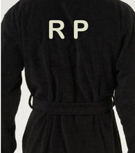Load image into Gallery viewer, R P LUXURY ROBE HOODED / COTTON TERRY / MEN / WOMEN / BLACK / WHITE / MONOGRAMS
