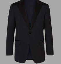 Load image into Gallery viewer, R P DARK BROWN SOLID DINNER JACKET / PURE SILK / MADE TO ORDER
