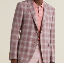 Load image into Gallery viewer, R P SPORTS JACKET / ROSE PLAID / ZEGNA WOOL & SILK / CONTEMPORARY FIT