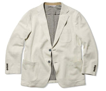 Load image into Gallery viewer, R P SOFT JACKET / HYBRID DOUBLE FACED PIQUE KNIT / BLACK / NAVY / BEIGE / 38 TO 48