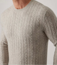 Load image into Gallery viewer, R P CABLE 100% CASHMERE LUXURY SWEATER / CREW NECK / 9 COLORS / S TO XXL