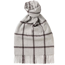 Load image into Gallery viewer, R P SCARF / PURE CASHMERE / MADE IN ENGLAND / WIDE SIZE / MEN / WOMEN