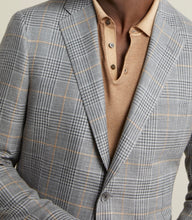 Load image into Gallery viewer, R P SPORTS JACKET / OLIVE PLAID / WOOL SILK LINEN / CONTEMPORARY FIT