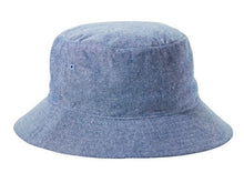 Load image into Gallery viewer, R P LUXE BUCKET HAT / DENIM CHAMBRAY COTTON / UNISEX / 3 CUSTOM MALIBU BEACH COLORS