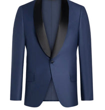 Load image into Gallery viewer, R P NAVY DINNER JACKET / WOOL & SILK / MADE TO ORDER