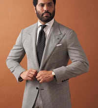 Load image into Gallery viewer, R P SUIT / CUSTOM BESPOKE / MADE TO MEASURE / MADE TO ORDER / ALL STYLES, DESIGNS & SIZES / FABRICS MADE IN ITALY & ENGLAND