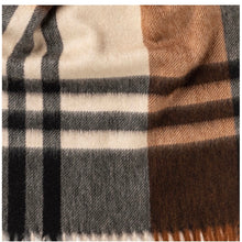 Load image into Gallery viewer, R P SCARF / PURE CASHMERE / MADE IN ENGLAND / WIDE SIZE / MEN / WOMEN