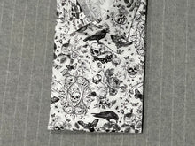 Load image into Gallery viewer, R P DESIGNS EXCLUSIVE SHIRTS / BLACK & WHITE SKULL PRINT DESIGN