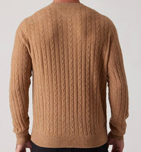 Load image into Gallery viewer, R P CABLE 100% CASHMERE LUXURY SWEATER / CREW NECK / 9 COLORS / S TO XXL