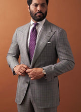 Load image into Gallery viewer, R P SUIT / CUSTOM BESPOKE / MADE TO MEASURE / MADE TO ORDER / ALL STYLES, DESIGNS & SIZES / FABRICS MADE IN ITALY & ENGLAND