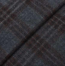 Load image into Gallery viewer, R P SPORTS JACKET / SOFT JACKET / GREY PLAID / WOOL SILK LINEN / CONTEMPORARY FIT