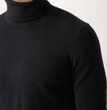 Load image into Gallery viewer, R P LUXURY TURTLENECK / 100% CASHMERE / BLACK / GREY / NAVY / OATMEAL / INK BLUE / S TO XXL