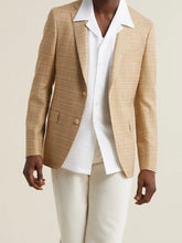 Load image into Gallery viewer, R P SPORTS JACKET / CAMEL / WOOL SILK LINEN / CLASSIC FIT