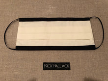 Load image into Gallery viewer, IVORY WITH BLACK TRIM BOARDERS / EXCLUSIVE ELEGANT LUXURY DESIGN / FINE COTTON