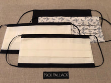 Load image into Gallery viewer, IVORY WITH BLACK TRIM BOARDERS / EXCLUSIVE ELEGANT LUXURY DESIGN / FINE COTTON