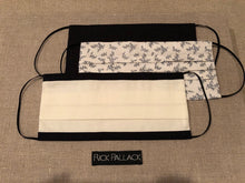 Load image into Gallery viewer, IVORY WITH BLACK TRIM BOARDERS / EXCLUSIVE ELEGANT LUXURY DESIGN / FINE COTTON