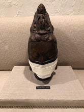 Load image into Gallery viewer, IVORY WITH BLACK TRIM BOARDERS / EXCLUSIVE ELEGANT LUXURY DESIGN / FINE COTTON