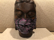 Load image into Gallery viewer, BLACK / GREY / PINK / PAISLEY DESIGN / CUSTOM BESPOKE LINING MADE IN ITALY