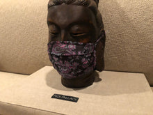 Load image into Gallery viewer, BLACK / GREY / PINK / PAISLEY DESIGN / CUSTOM BESPOKE LINING MADE IN ITALY