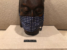 Load image into Gallery viewer, NAVY / WHITE DOT DESIGN / CUSTOM BESPOKE LINING MADE IN ITALY