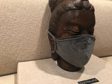 Load image into Gallery viewer, GREY VELVET JACQUARD DESIGN / CUSTOM BESPOKE TUXEDO FABRIC MADE IN ITALY