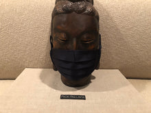 Load image into Gallery viewer, NAVY BLUE SILK / CUSTOM BESPOKE TUXEDO FABRIC MADE IN ITALY