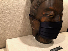 Load image into Gallery viewer, NAVY BLUE SILK / CUSTOM BESPOKE TUXEDO FABRIC MADE IN ITALY