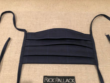 Load image into Gallery viewer, NAVY BLUE GLEN PLAID / CUSTOM BESPOKE SUIT FABRIC MADE IN ITALY