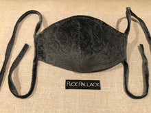 Load image into Gallery viewer, GREY VELVET JACQUARD DESIGN / CUSTOM BESPOKE TUXEDO FABRIC MADE IN ITALY