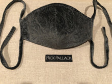 Load image into Gallery viewer, GREY VELVET JACQUARD DESIGN / CUSTOM BESPOKE TUXEDO FABRIC MADE IN ITALY