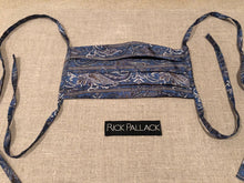 Load image into Gallery viewer, BLUE / GREY PAISLEY DESIGN / CUSTOM BESPOKE LINING MADE IN ITALY