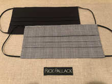 Load image into Gallery viewer, BLACK AND WHITE GLEN PLAID DESIGN