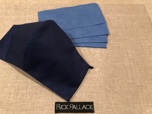 Load image into Gallery viewer, NAVY BLUE LUXURY STRETCH COTTON / FILTER POCKET