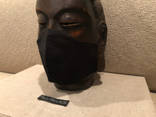 Load image into Gallery viewer, BLACK LUXURY STRETCH COTTON / FILTER POCKET