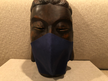 Load image into Gallery viewer, NAVY BLUE LUXURY STRETCH COTTON / FILTER POCKET