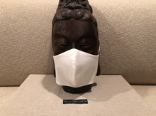 Load image into Gallery viewer, WHITE LUXURY COTTON STRETCH TWILL / FILTER POCKET