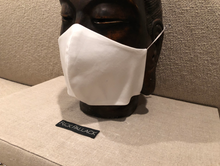 Load image into Gallery viewer, WHITE LUXURY COTTON STRETCH TWILL / FILTER POCKET