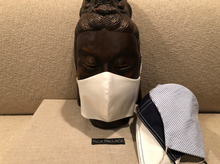 Load image into Gallery viewer, WHITE LUXURY COTTON STRETCH TWILL / FILTER POCKET