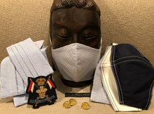 Load image into Gallery viewer, SEERSUCKER MALIBU BLUE / FILTER POCKET