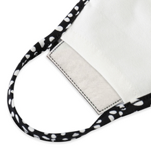 Load image into Gallery viewer, BLACK / WHITE DESIGN JERSEY / FILTER POCKET + 2 FILTERS / ADULT / SMALL WOMENS / YOUTH