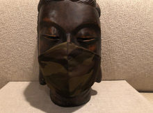 Load image into Gallery viewer, CAMOUFLAGE OLIVE JAPANESE COTTON / FILTER POCKET