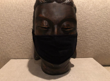 Load image into Gallery viewer, BLACK / 100% COTTON / FILTER POCKET