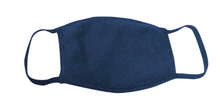 Load image into Gallery viewer, $13.33 EACH / 3 PACK / NAVY BLUE / 15 COLORS / 100% COTTON / 3 LAYERS