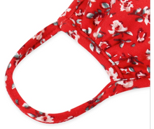 Load image into Gallery viewer, RED FLORAL JERSEY / ADULT / SMALL WOMENS / YOUTH