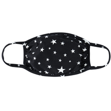 Load image into Gallery viewer, BLACK / WHITE STARS JERSEY / ADULT / SMALL WOMENS / YOUTH / KIDS