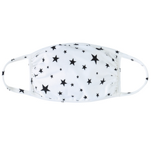 Load image into Gallery viewer, WHITE / BLACK STARS JERSEY / ADULT / SMALL WOMENS / YOUTH / KIDS