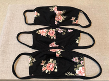 Load image into Gallery viewer, BLACK FLORAL DESIGN JERSEY / ADULT / TEENS