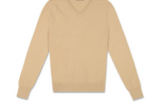 Load image into Gallery viewer, MENS V- NECK 100% CASHMERE LUXURY SWEATER / 20 COLORS